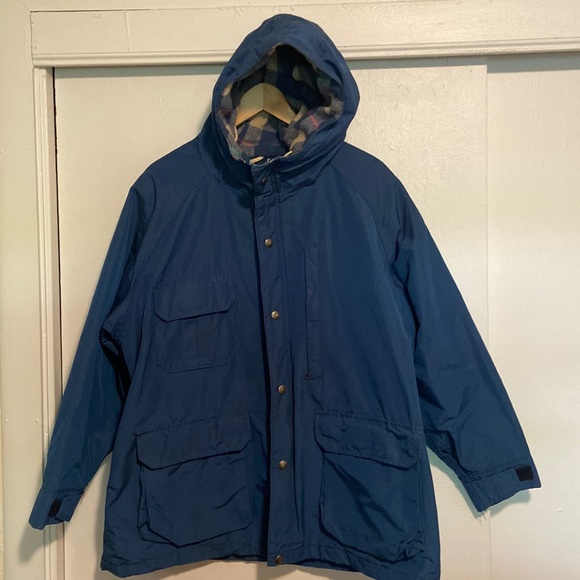 Vintage Woolrich Flannel Lined Coat - Picture 1 of 7